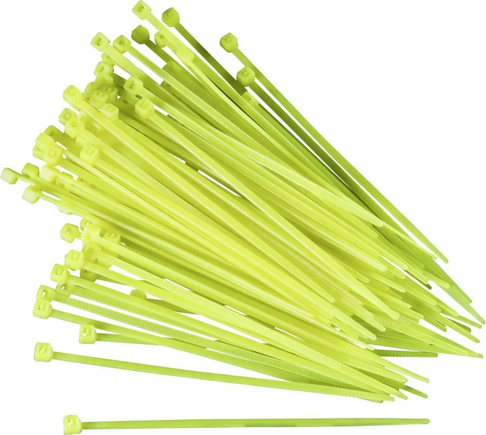 Vezice 100 mm Žuta Naknadno svjetleća TRU COMPONENTS 93038c406 100 ST slika