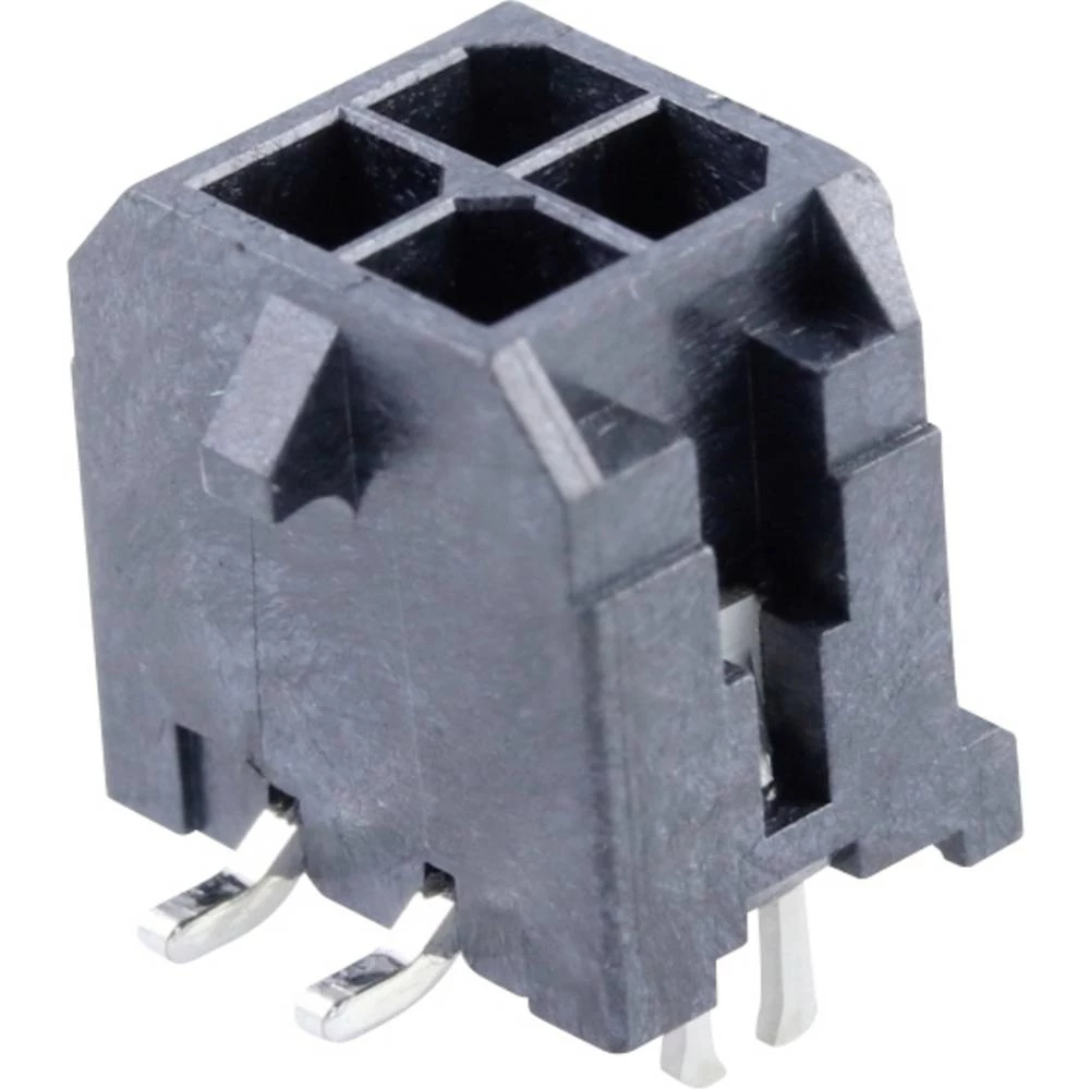 Molex 430450415 1800 pcs Micro-Fit 3.0 Vertical Header, 3.00mm Pitch, Dual Row, 4 Circuits, with PCB Press-fit Metal Retention Cli slika