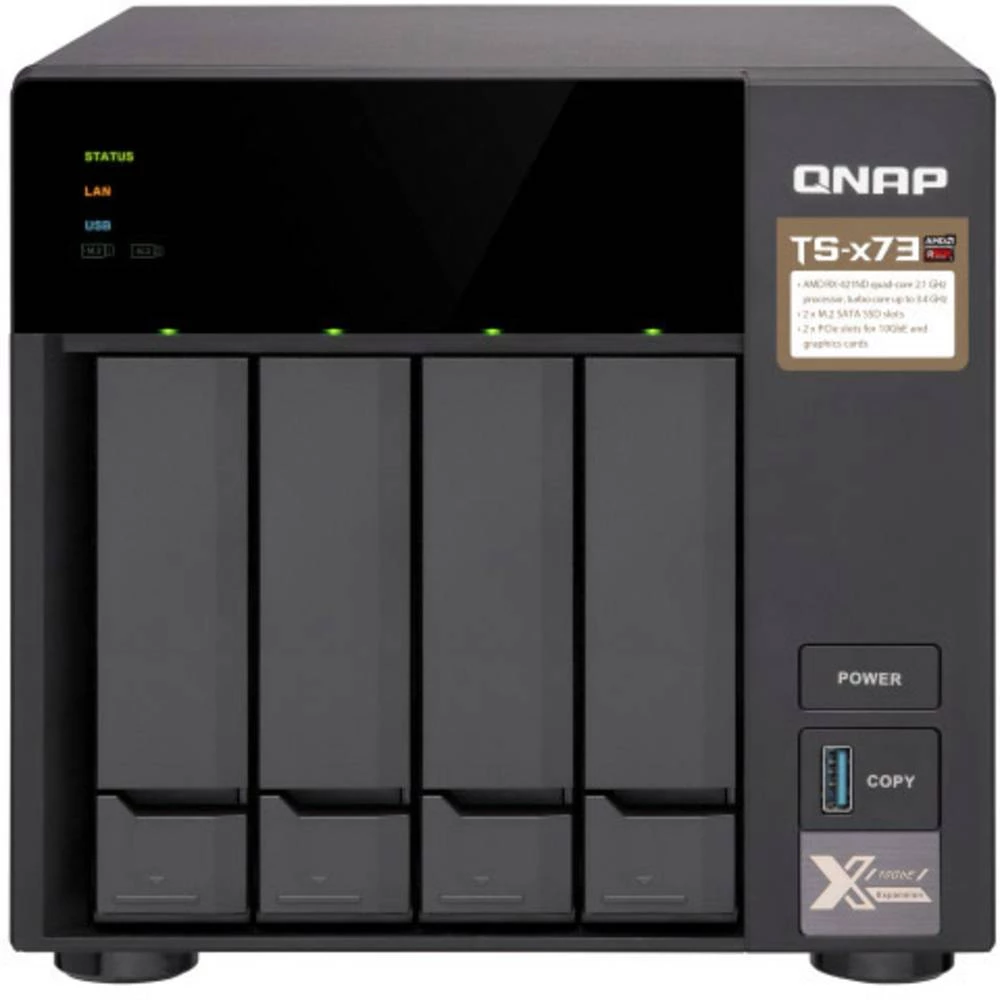 NAS-Server kućište QNAP TS-473-8G 4 Bay 2x utor M.2 slika