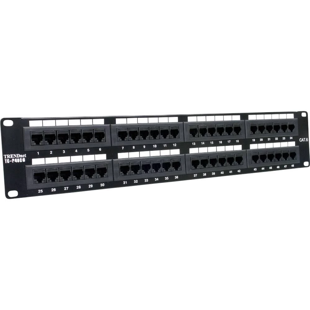 TrendNet TC-P48C6 Patch panel CAT 6 crna slika