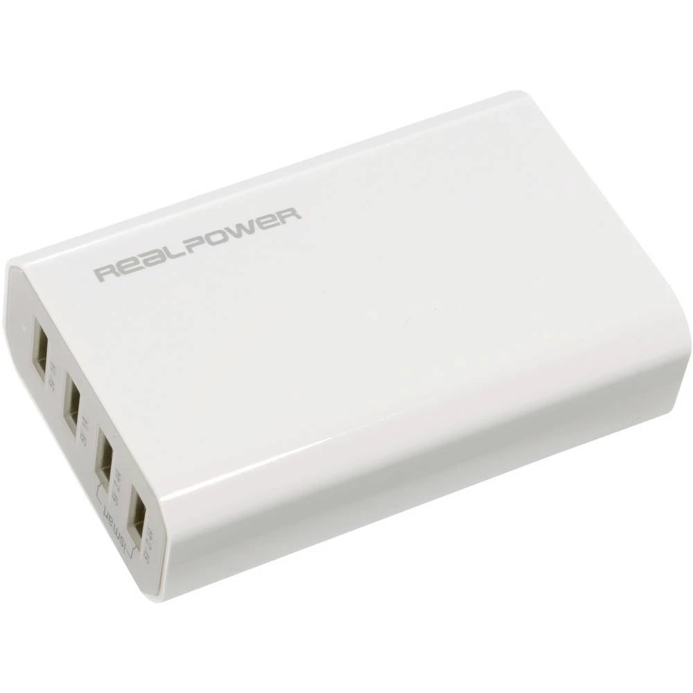 RealPower 160704 USB punjač utičnica Izlazna struja maks. 2400 mA 4 x USB slika