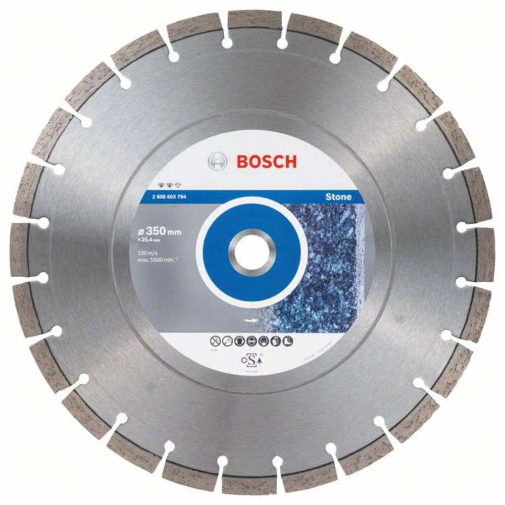 Dijamantni nož Expert za kamen, 350 x 25,40 x 3,2 x 12 mm Bosch Accessories 2608603794 promjer 350 mm 1 ST slika