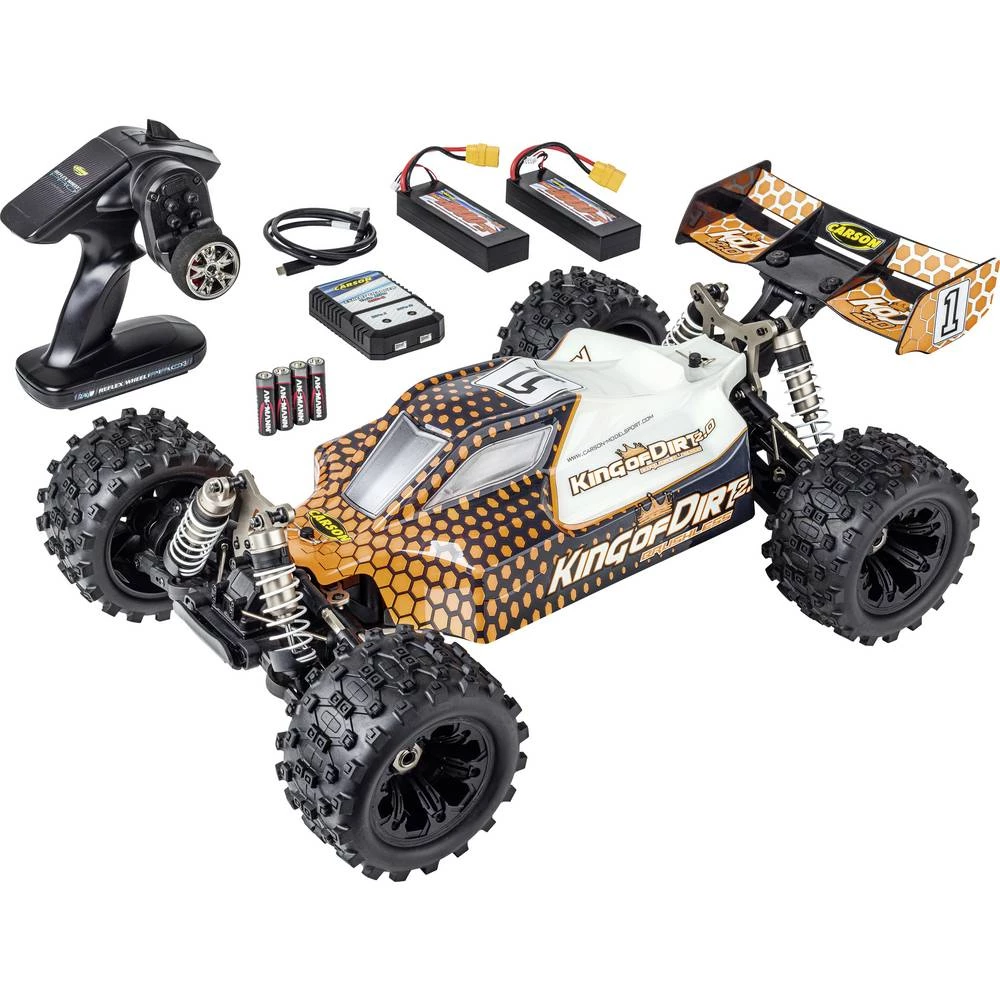 Carson Modellsport King of Dirt 2.0 narančasta, crna 1:8 RC model automobila električni buggy 100% RtR 2,4 GHz uklj. bat slika