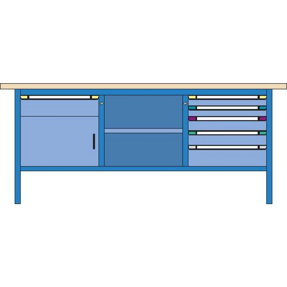 Thur-Metall 64833333_1352 radna tezga (Š x V x d) 2000 x 845 x 700 mm slika