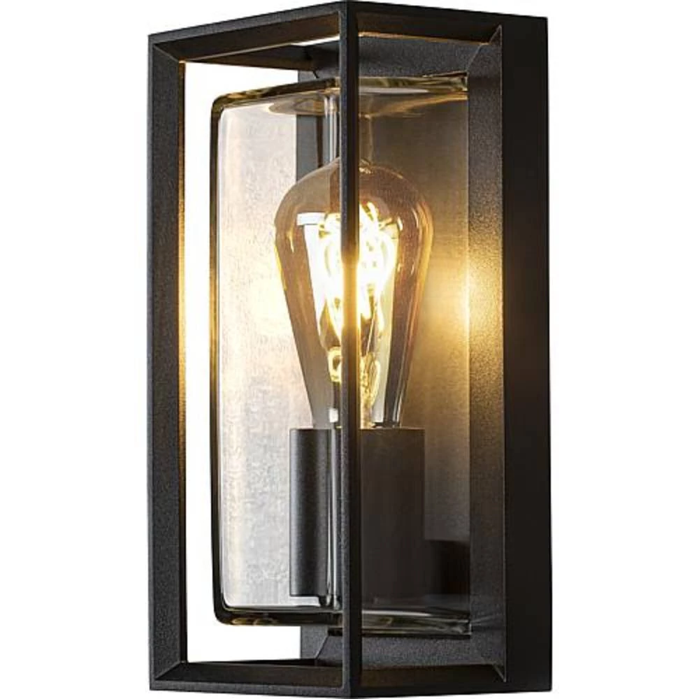 Konstsmide Brindisi schwarz 7885-750 vanjsko zidno svjetlo E27 crna slika