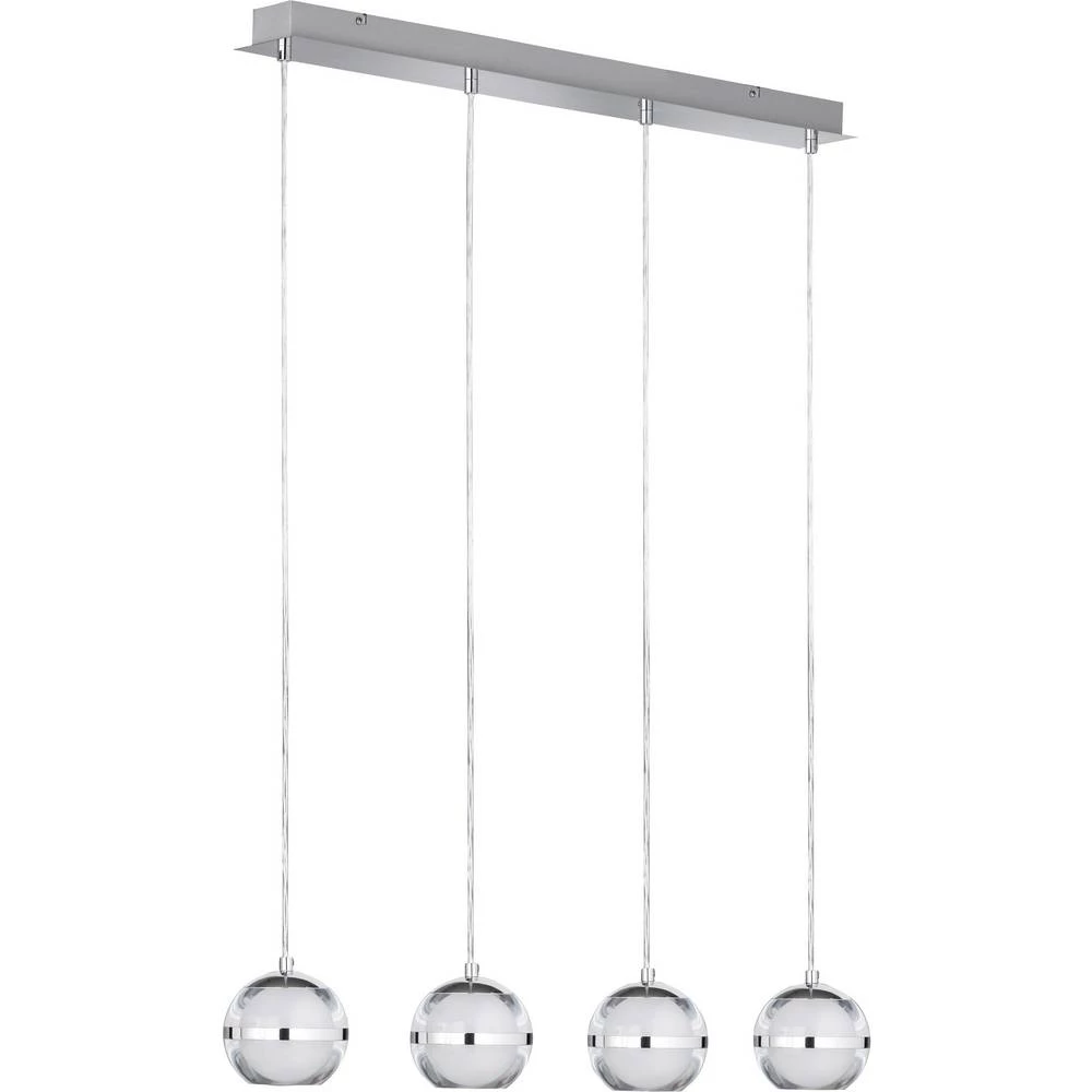 LED stropni reflektor 24 W Toplo-bijela WOFI FULTON 7740.04.01.1000 Krom boja slika