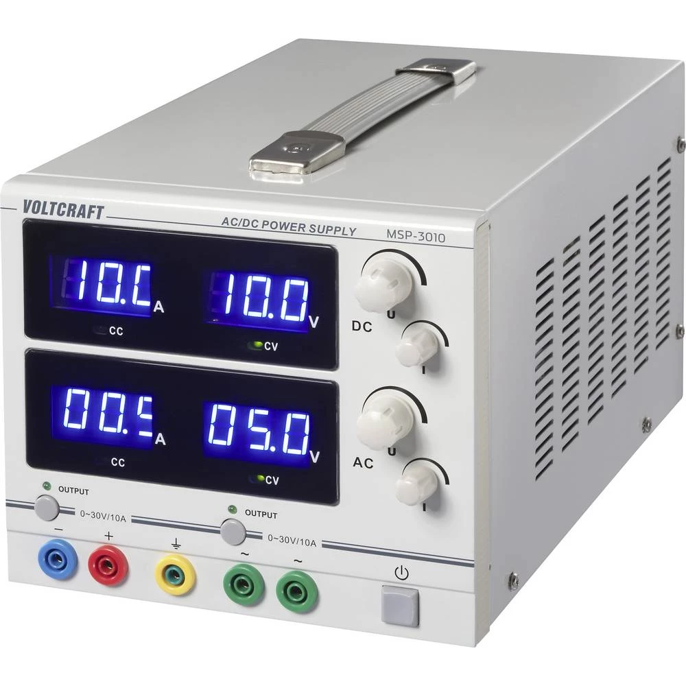 VOLTCRAFT MSP-3010 laboratorijsko napajanje, podesivo 0 - 30 V/AC 0 - 10 A 600 W utičnica 4 mm Broj izlaza 2 x slika