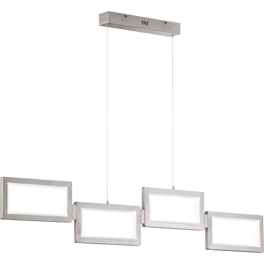 LED viseća svjetiljka 66 W Toplo-bijela WOFI Viso 7531.04.64.8100 Nikal (mat) slika