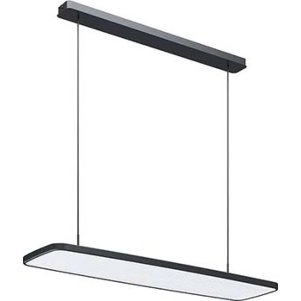 LED viseća svjetiljka LED LED fiksno ugrađena ESYLUX PDLPRA #EV10125317 EV10125317 Crna slika