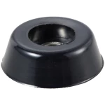 TRU COMPONENTS TC-11654308 nogica za uređaje pričvršćivanje vijcima, okruglo crna (Š x V) 15 mm x 5 mm 1 St.