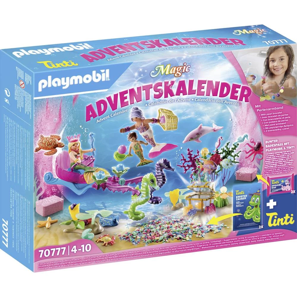 Playmobil® Adventni kalendar "Plivačka zabava sirene se kupaju" 70777 slika