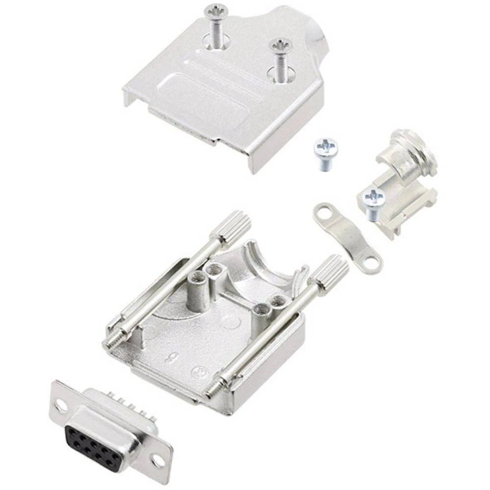 Višestruki ženski konektor D-SUB komplet 180 ° Broj polova: 25 Lemni kup Amphenol 1 ST slika