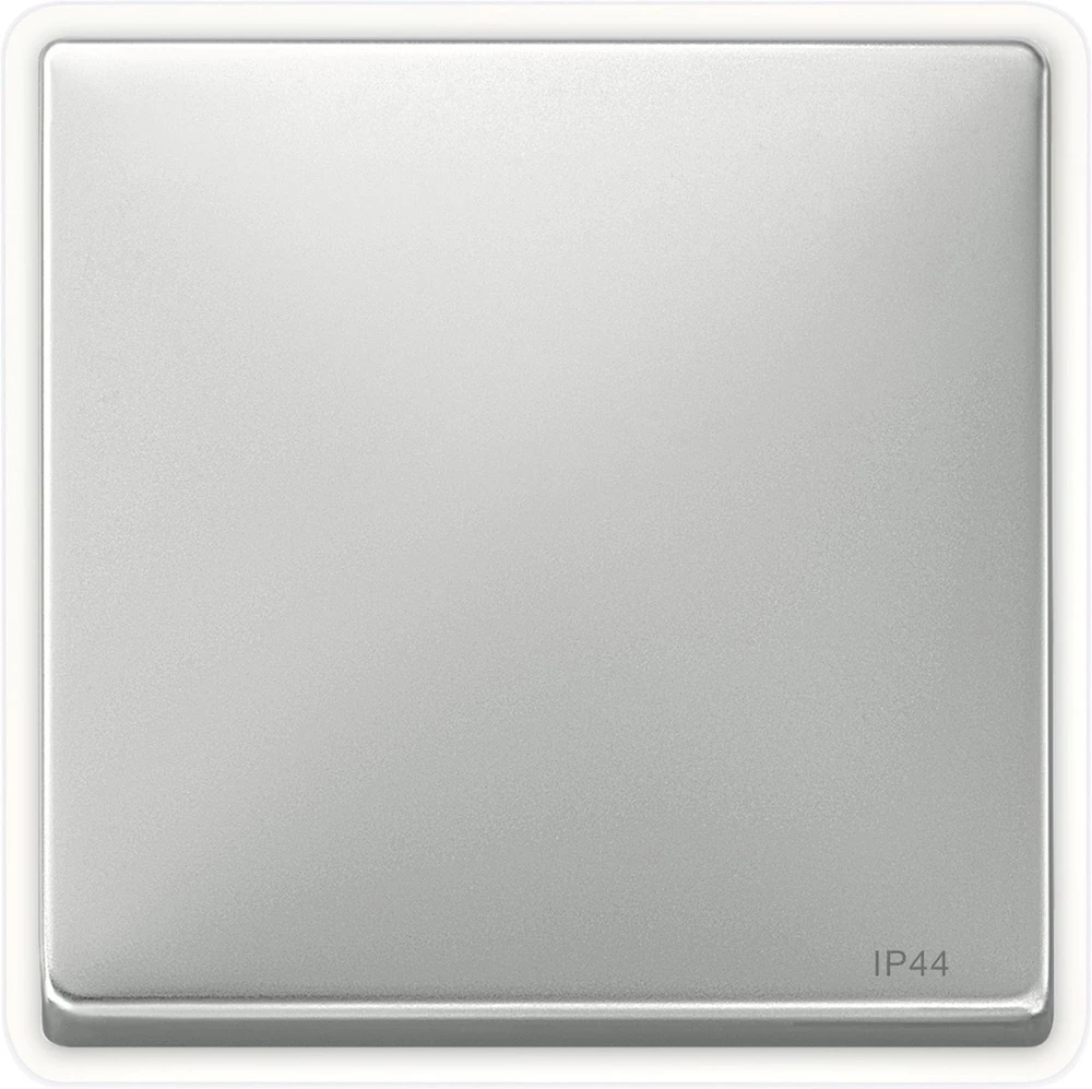 Merten Poklopac Izmjenični prekidač Plemeniti čelik 412046 slika