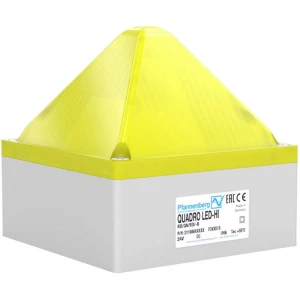 Signalna svjetiljka Pfannenberg QUADRO LED HI 90-253 AC YE Žuta Žuta Bljeskalica, Žmigavac, Stalno svjetlo 230 V/AC slika