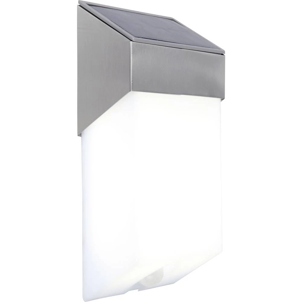 Solarna svjetiljka s kućnim brojem i senzorom pokreta 1.3 W Neutralno-bijela Lutec ST9079 Solstel Plemeniti čelik slika