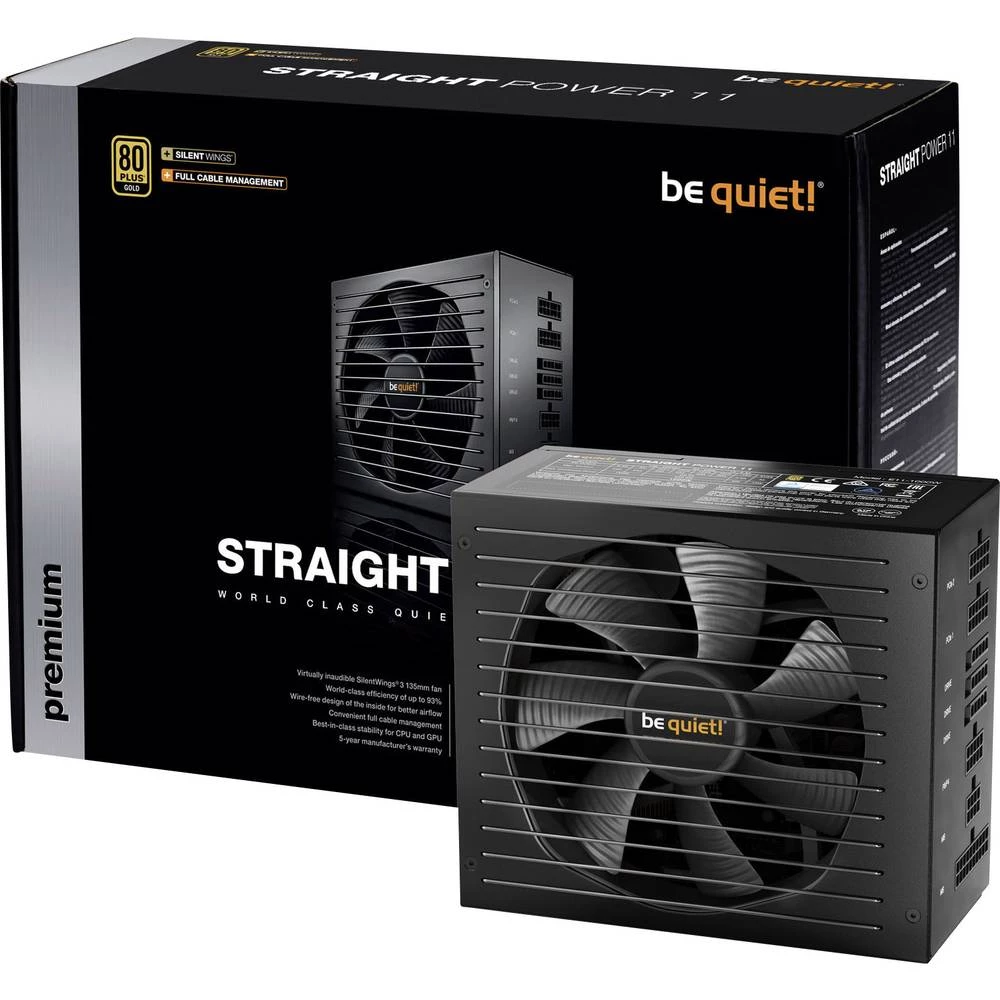 PC-napajanje BeQuiet Straight Power 11 450 W ATX 80 PLUS Gold slika