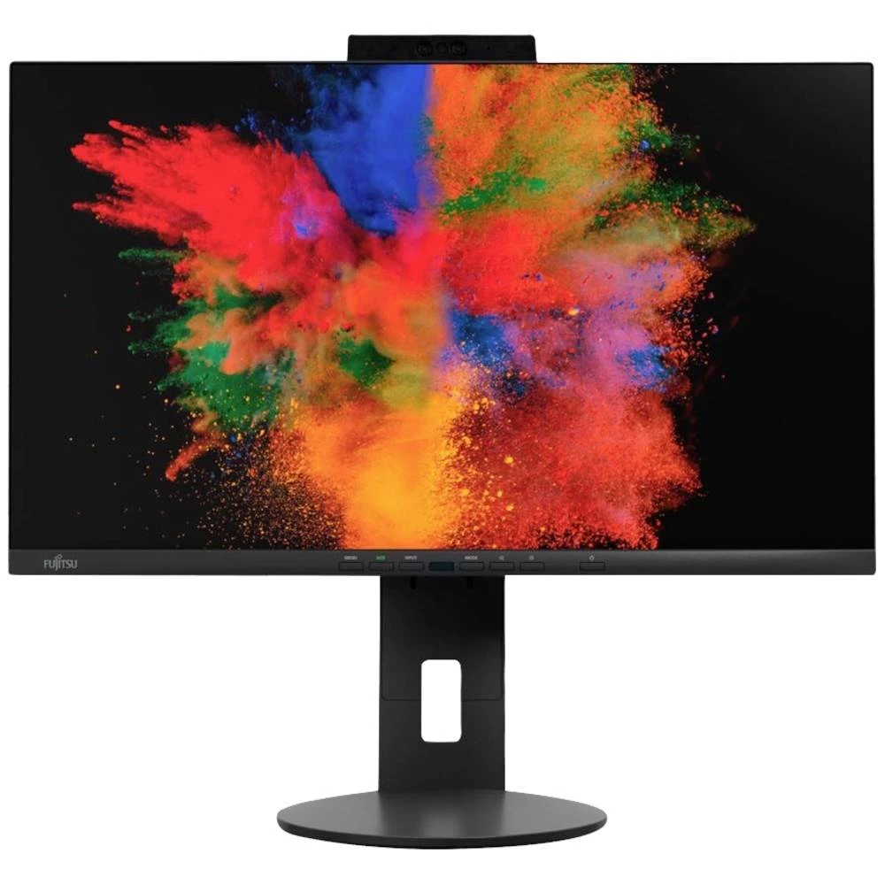 Fujitsu P2410 TS CAM LED zaslon 60.5 cm (23.8 palac) Energetska učinkovitost 2021 C (A - G) 1920 x 1080 piksel Full HD 5 ms DisplayPort, HDMI™, RJ45, slušalice (3.5 mm jack), USB-C® 3.2, USB 3.2 (g... slika