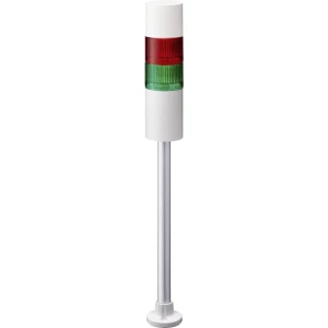 Signalni toranj LED Patlite LR6-202PJBW-RG Crvena, Zelena Crvena, Zelena Žmigavac, Stalno svjetlo, Stalni ton, Jedan ton, Više t slika