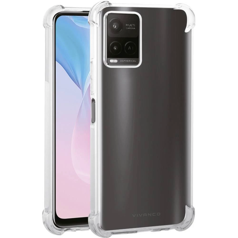 Vivanco Safe Steady stražnji poklopac za mobilni telefon Vivo Y21, Y21s, Y33s prozirna slika