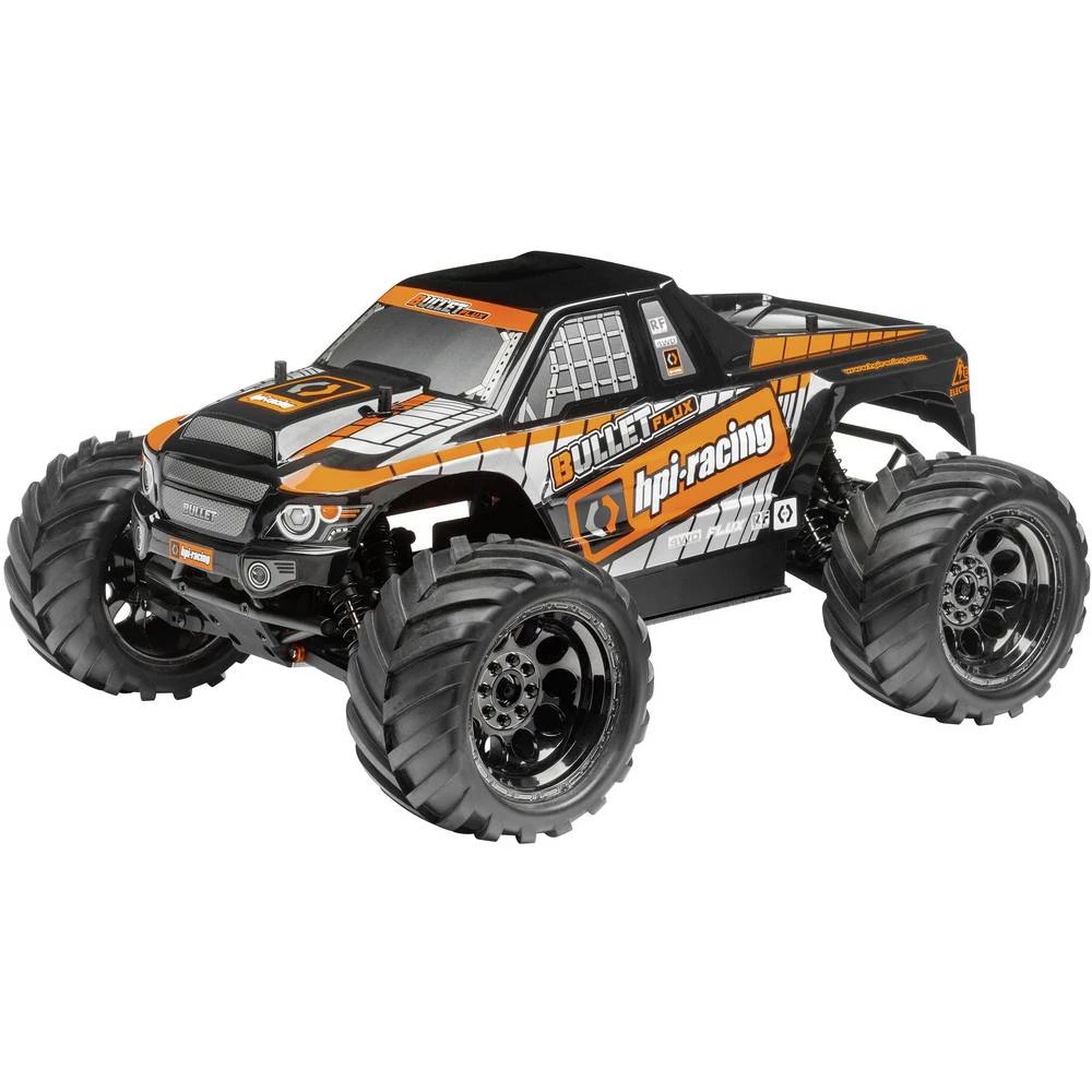 HPI Racing Bullet MT Flux bez četkica 1:10 rc model automobila električni monstertruck pogon na sva četiri kotača (4wd) rtr 2,4 slika