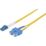 Staklena vlakna Svjetlovodi Priključni kabel [1x Muški konektor LC - 1x Muški konektor SC] 9/125 µ Singlemode OS2 20 m Int
