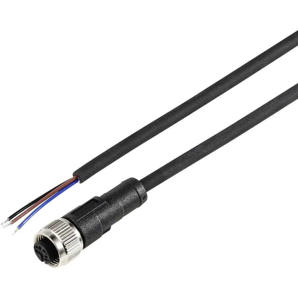 TRU COMPONENTS TC-12833076 priključni kabel za senzor/aktivator M12 konektor, ravni 2 m Broj polova: 3 1 St. slika