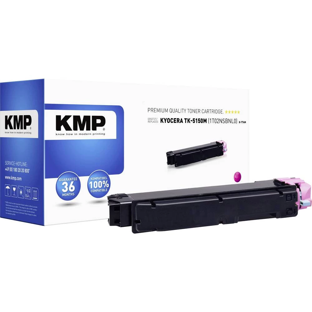 KMP Toner Zamijena Kyocera TK-5150M Kompatibilan Purpurno crven 10000 Stranica K-T74M slika