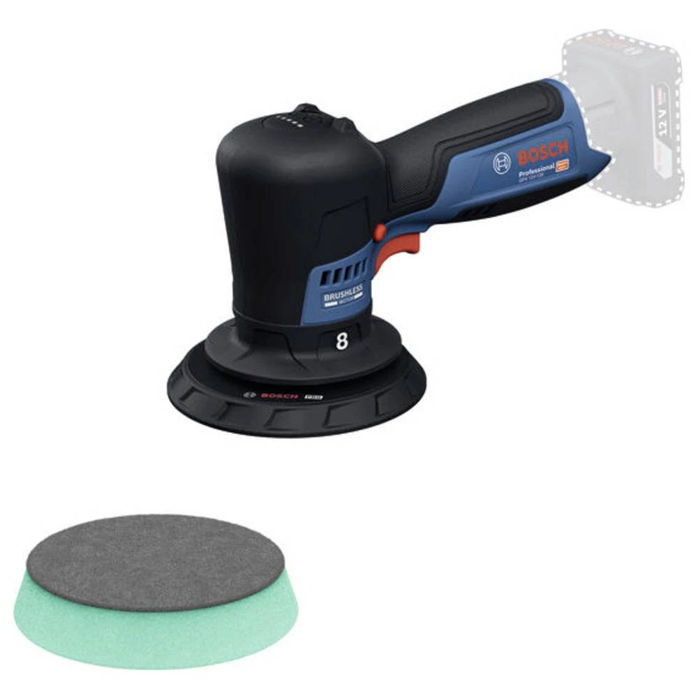 Bosch Professional GPX 12V-125 06019L4100 ekscentrični stroj za poliranje na bateriju 12 V 1400 - 7000 U/min 125 mm slika