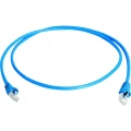 LAN (RJ45) Mreža Priključni kabel CAT 6A S/FTP 20 m Plava boja Vatrostalan, Bez halogena Telegärtner slika