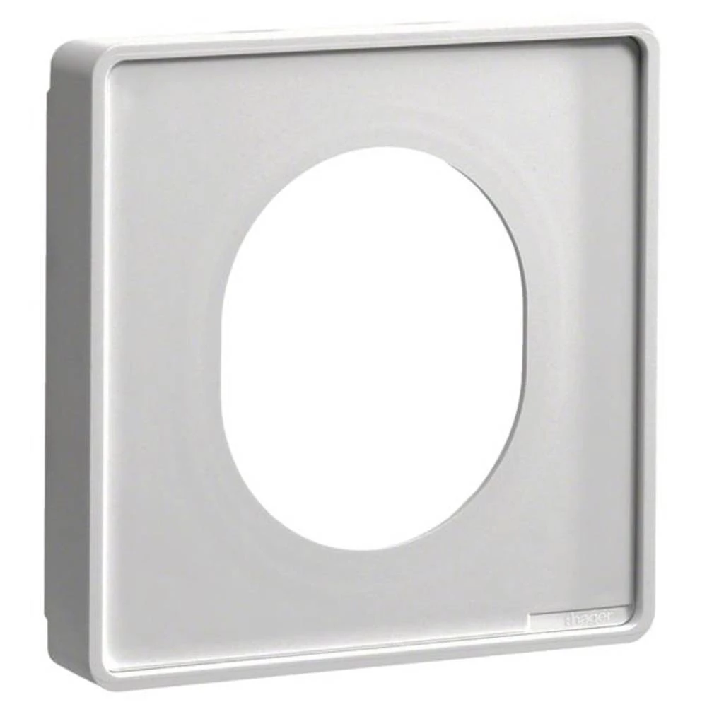 Hager G33747035 poklopac CEE utičnica skrivena hfr PC/ABS OT80 svijetlo siva Hager G33747035 blenda   1 St. siva slika