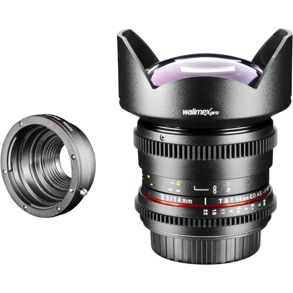 Širokokutni objektiv Walimex Pro f/22 - 3.1 14 mm slika