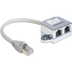 Delock 65441 RJ45 mrežni kabel, Patch kabel 0.15 m siva 1 St.