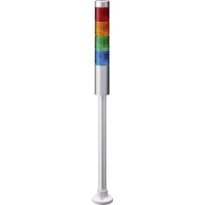 Signalni toranj LED Patlite LR4-402PJNU-RYGB 4-bojno, Crvena, Žuta, Zelena, Plava boja 4-bojno, Crvena, Žuta, Zelena, Plava boja slika
