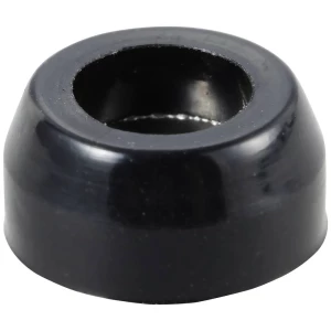 TRU COMPONENTS TC-11654304 nogica za uređaje pričvršćivanje vijcima, okruglo crna (Š x V) 11 mm x 6 mm 1 St. slika