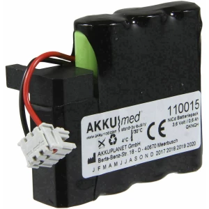 Baterija za medicinsku tehniku Akku Med Zamjenjuje originalnu akumul. bateriju Perfusor-600 3.6 V 600 mAh slika
