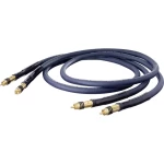 Oehlbach Cinch Audio Priključni kabel [2x Muški cinch konektor - 2x Muški cinch konektor] 0.50 m Plava boja pozlaćeni kontakti
