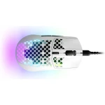 Steelseries Aerox 3 žičani igraći miš optički ergonomski, osvjetljen, odvojivi kabel bijela