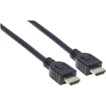 Manhattan HDMI priključni kabel HDMI-A utikač, HDMI-A utikač 5.00 m crna 353953 UL certificiran, Ultra HD (4K) HDMI HDMI kabel