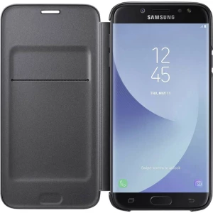 Samsung Wallet Cover Knjižica Pogodno za: Samsung Galaxy J7 (2017) Crna slika
