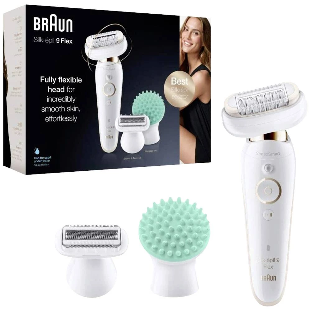 Braun Silk Epil 9 SES 9020 depilator bijela, ruža slika