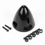 Plastika Spinner s ventilacijskim otvorom za hlađenje DU-BRO Dimenzije: 45 mm Crna