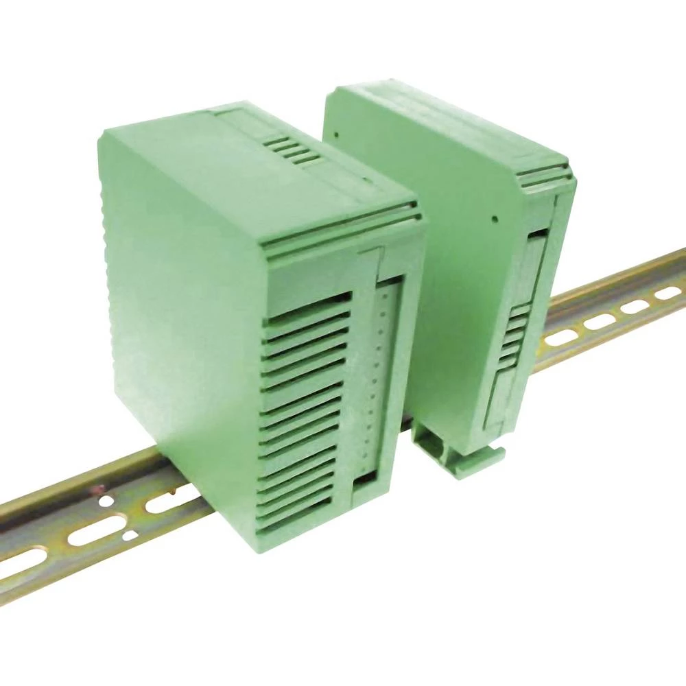 Axxatronic CVB450/KIT kućište za profilnu šinu 90 x 82 x 45 poliamid 6.6 zelena 1 St. slika