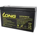 Long WP1236W WP1236W olovni akumulator 12 V 9 Ah olovno-koprenasti (Š x V x D) 151 x 102 x 65 mm plosnati priključak 6.35 mm nisko samopražnjenje, bez održavanja slika