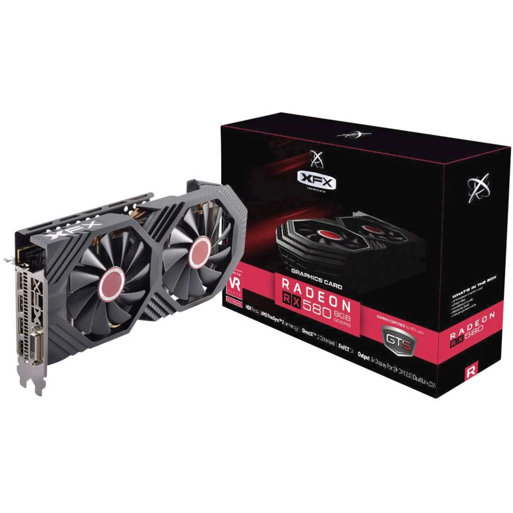 Grafička kartica XFX AMD Radeon RX 580 8 GB GDDR5-RAM PCIe x16 HDMI&trade;, DVI, DisplayPort slika