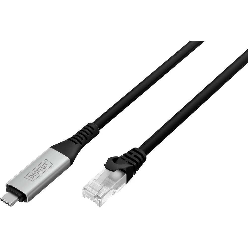 Digitus USB 3.1 gen 1 (USB3.0), USB 3.0, USB, USB-C® adapterski kabel [1x USB, USB 3.2 gen. 1 (USB 3.0) - 1x RJ45, RJ45- slika