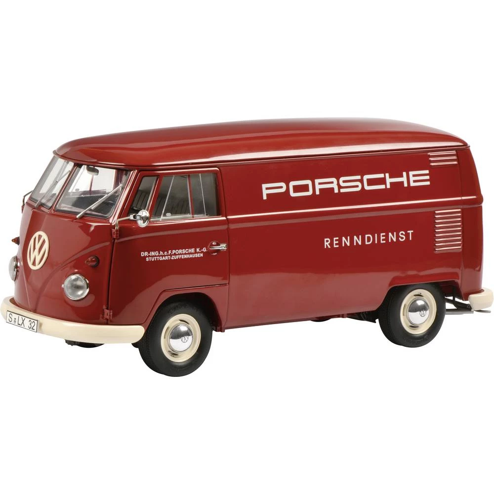 1:18 model automobila Schuco VW T1 Kasten Porsche slika