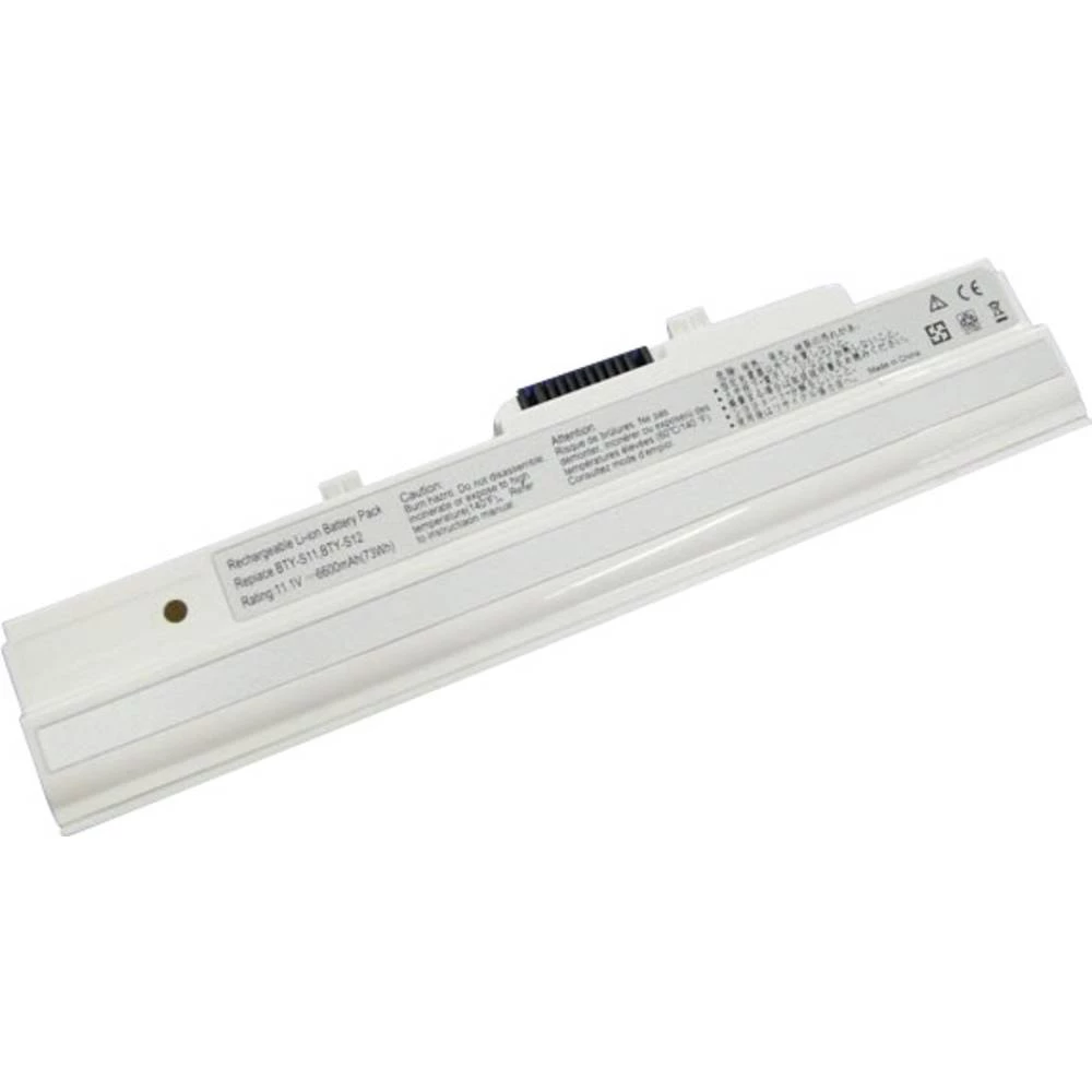 Beltrona Prijenosno računalo-akumulator MSIU100HWEISS 11.1 V 6600 mAh MSI, Advent, Medion Zamjenjuje originalnu akum. bateriju B slika