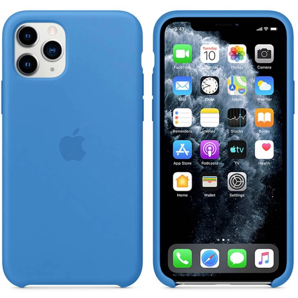 Apple iPhone 11 Pro Silicone Case silikon case iPhone 11 Pro surf blue slika