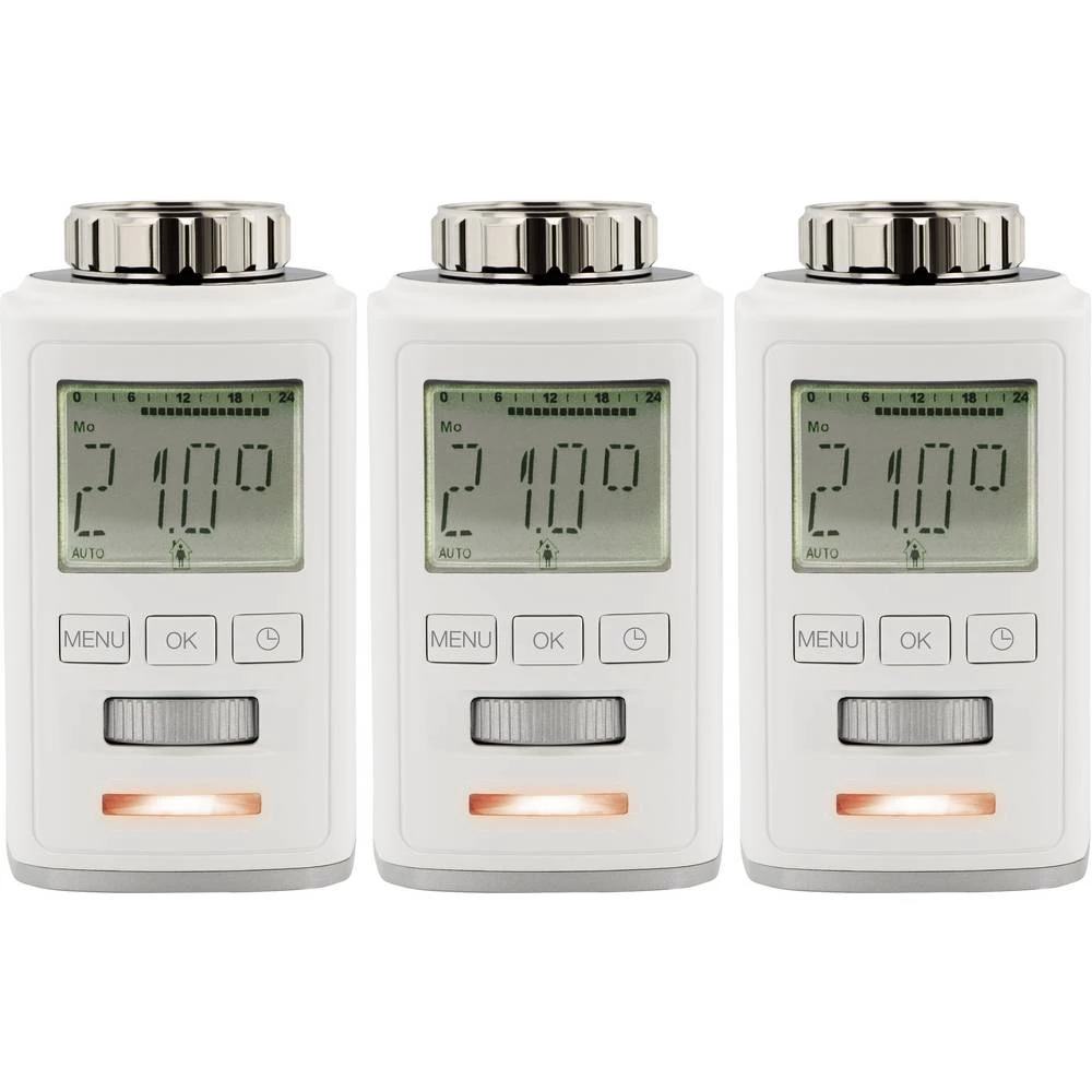 Sygonix HT100 Radijatorski termostat Elektronički 3-dijelni komplet 8 Do 28 °C slika