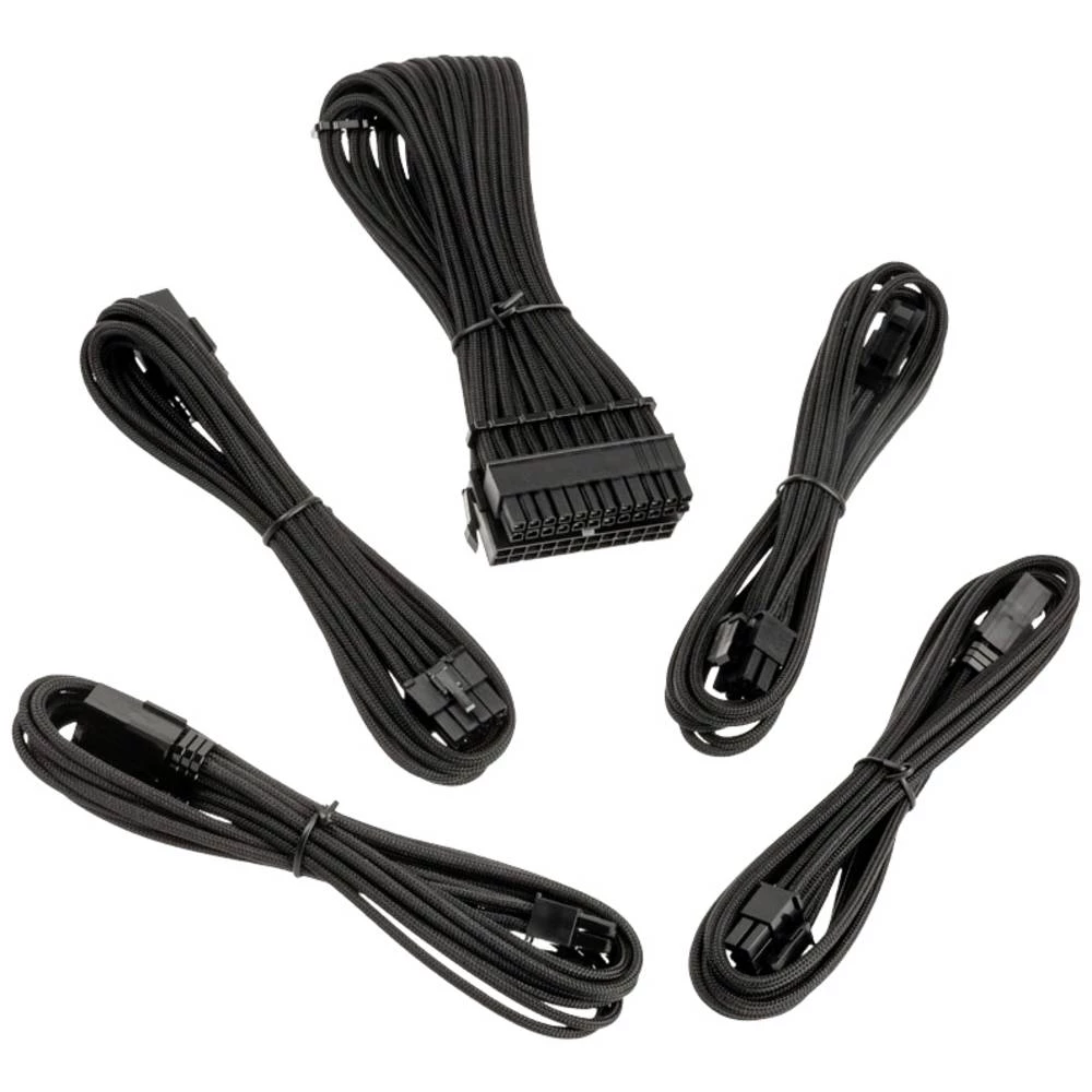 Bitfenix struja priključni kabel  45 cm crna slika